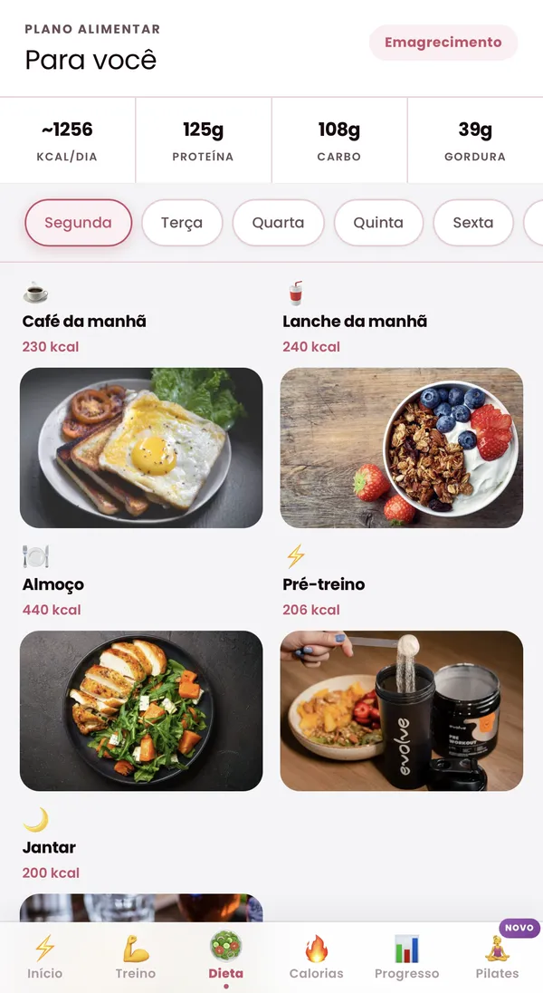 Alimentação personalizada